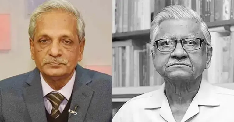 সংস্কৃতিমন্ত্রী নিতাই রায় চৌধুরী ও অধ্যাপক আবুল কাসেম ফজলুল হক